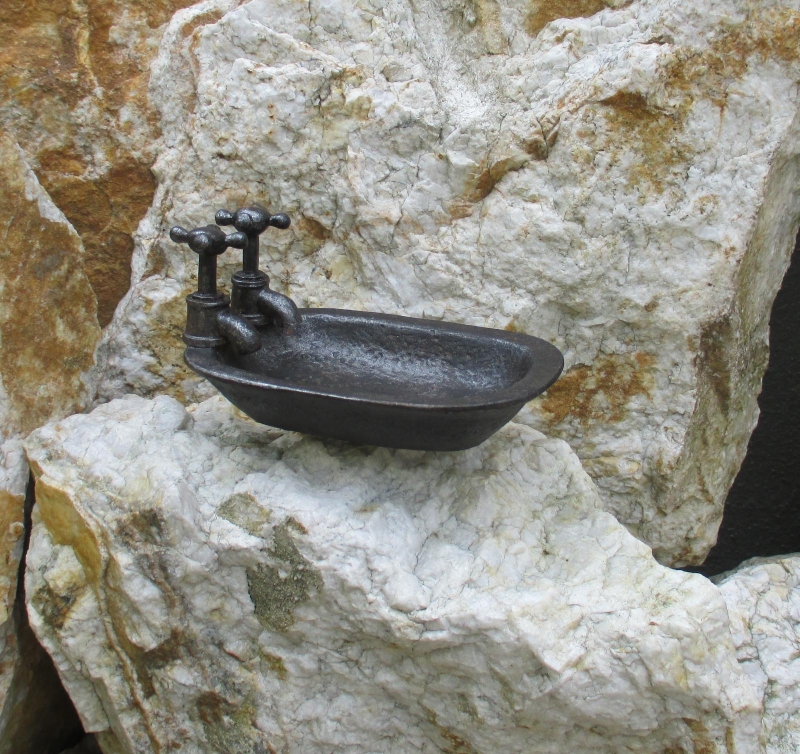 Seifenschale Antik Badewanne Seifenspender Nostalgie Seifenablage Waschbecken 