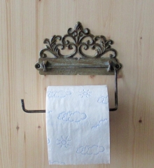 WC Halter Toilettenpapier  Antiklook Jugendstil Gusseisen Landhaus - Stil