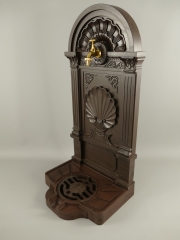 Standbrunnen 83 cm Zierbrunnen Aluminiumguss Antik - Stil Gartenbrunnen
